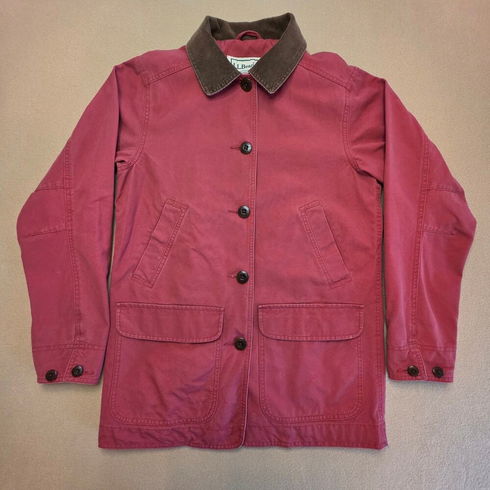 L.L. Bean Women's Original Field Coat Jacket Brick Red Sz XS